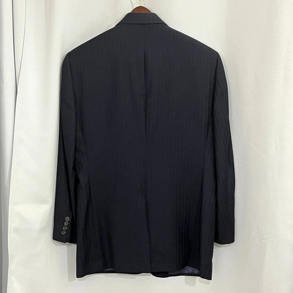 Brooks Brothers 1818 Madison 41R Vitale Barberis Canonico Navy Pinstripe Blazer